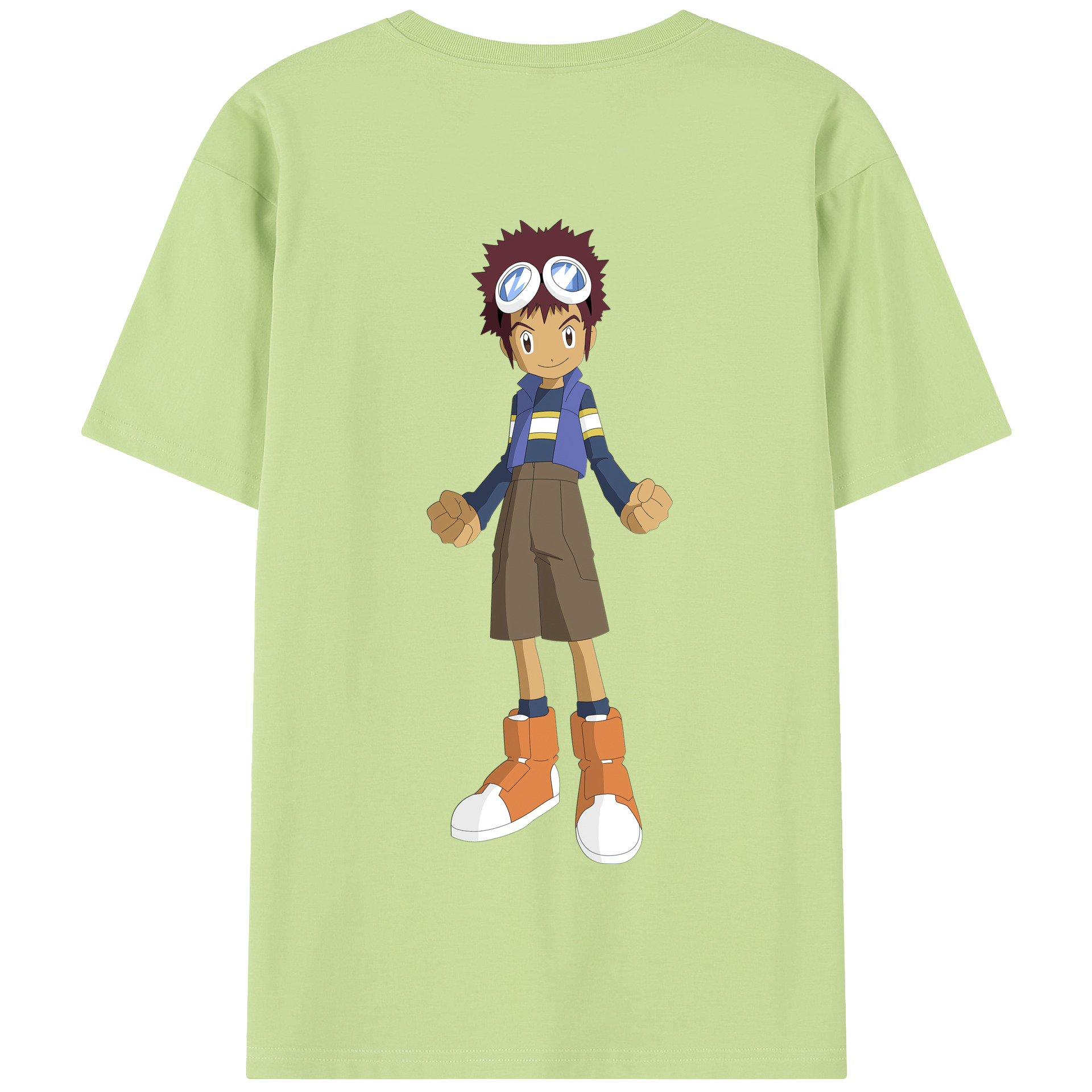 （画像用） Digimon デジタルモンスター/デジモン 綿100％半袖Tシャツ（背面プリント）